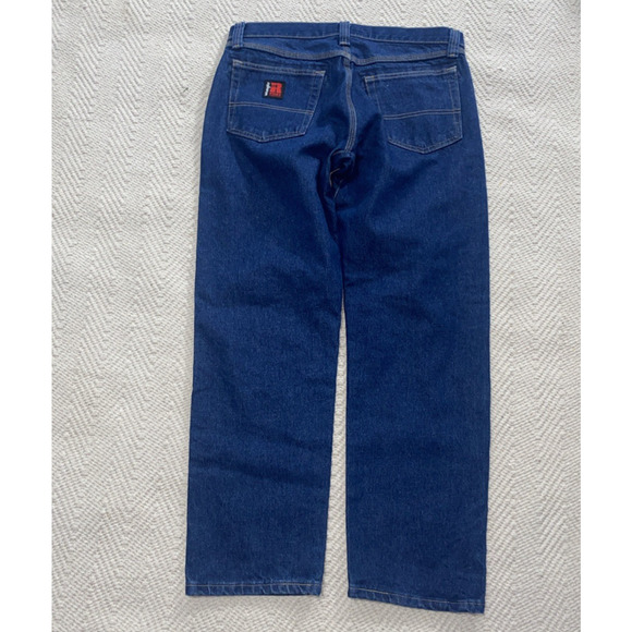 Wrangler Riggs Workwear Heavy Duty Denim Jeans Men 33 x 30 Western Chore Cowboy - Picture 8 of 9